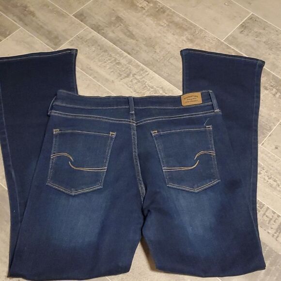 GUC Levis Mid Rise Dark Blue Bootcut Jeans - Picture 6 of 7